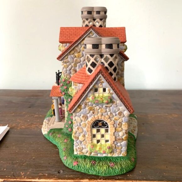 The Bristol House Olde World Village Tea Light Votive Candle Holder - Picture 3 of 10